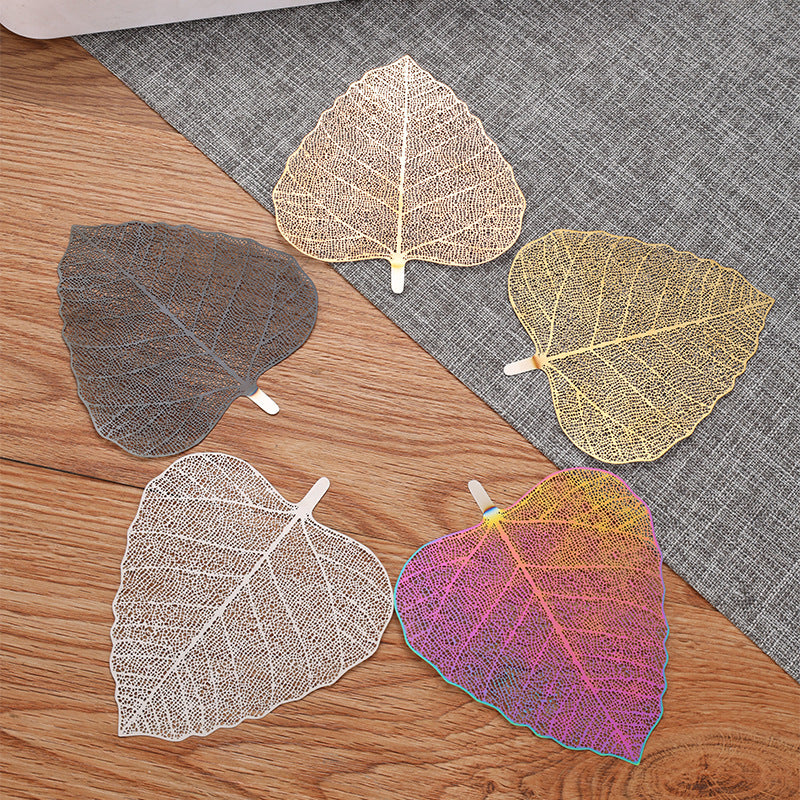 5-PCS Black 304 Stainless Steel Bodhi Leaf Tea Strainer Creative Fine Mesh Tea Filter Infuser for Loose Leaf Tea Australian Home Tea Set Accessory