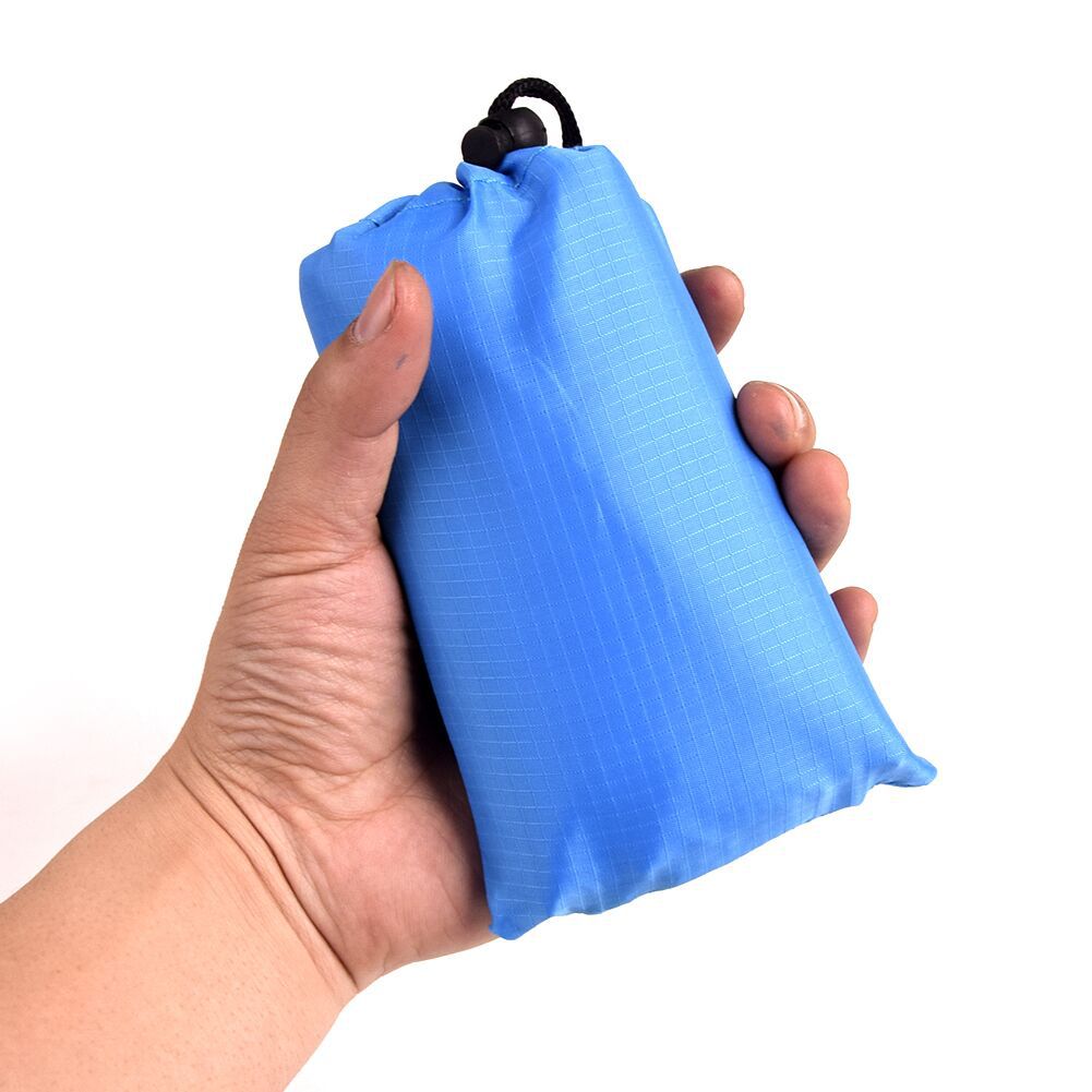 Orange Extra Large Waterproof Beach Mat 1.8x2m Sand-free Portable Picnic Blanket 260g Lightweight for Australia Outdoor Camping