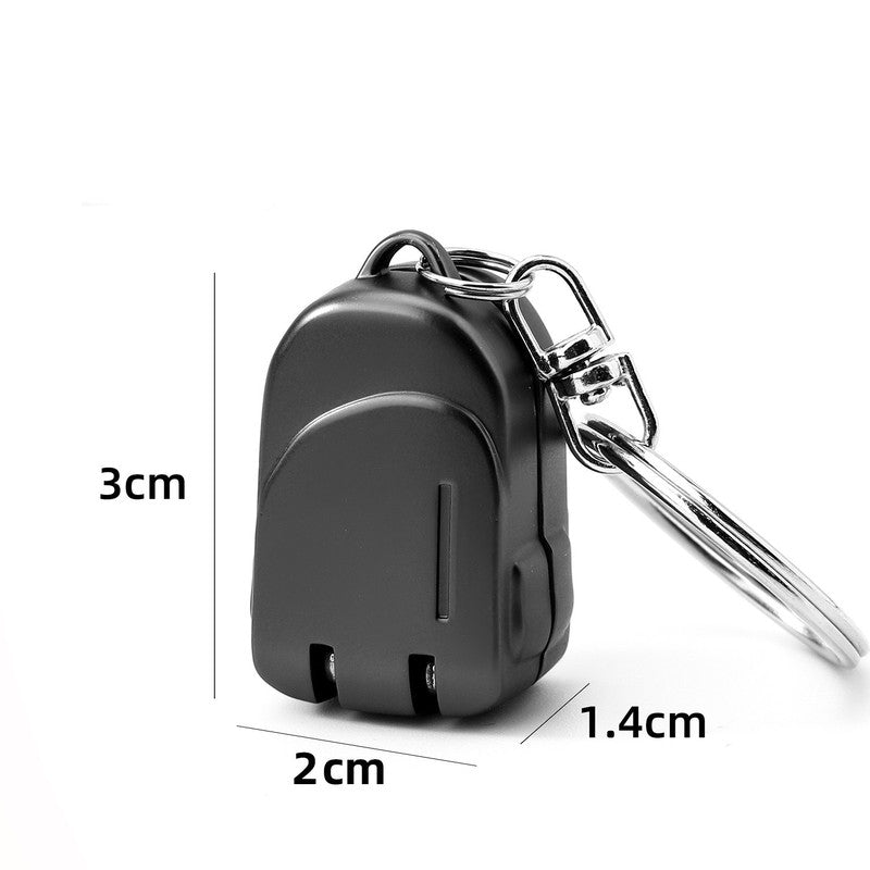 Small backpack style gun black Compact Folding Nail Clippers with Stainless Steel Blade and Keychain Design for Daily Use Local Standard Fit