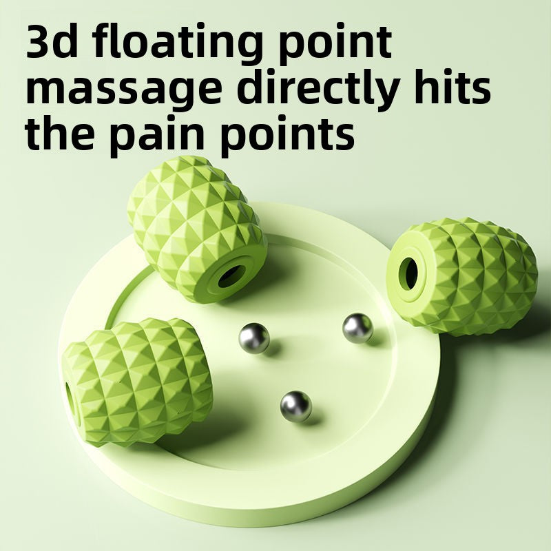 Green 360-Degree Wrap Around Leg Roller Massager with 29 Acupressure Points for Muscle Recovery and Body Shaping Essential Tool for Local Home Workouts