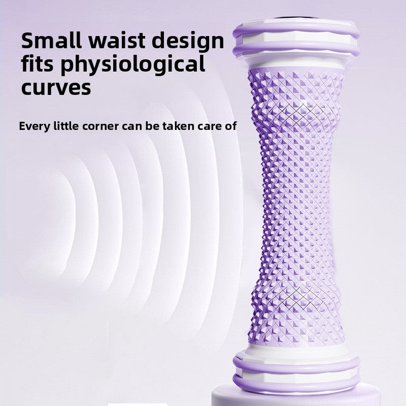 Grey Foot Massage Roller for Arch Support and Plantar Fasciitis Relief Durable Fascia Massage Tool with 500 Pressure Points for Local Home Office Wellness