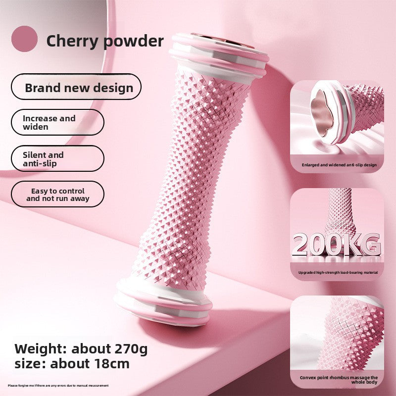 Pink Foot Massage Roller for Arch Support and Plantar Fasciitis Relief Durable Fascia Massage Tool with 500 Pressure Points for Local Home Office Wellness