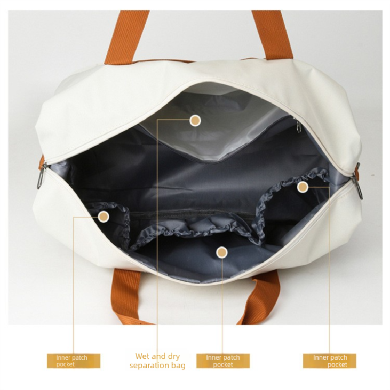 Royal blue Large Capacity Travel Duffel Bag for Women with Yoga Mat Holder and Shoe Compartment Water Resistant Weekend Bag Ideal for Local Gym and Travel Use