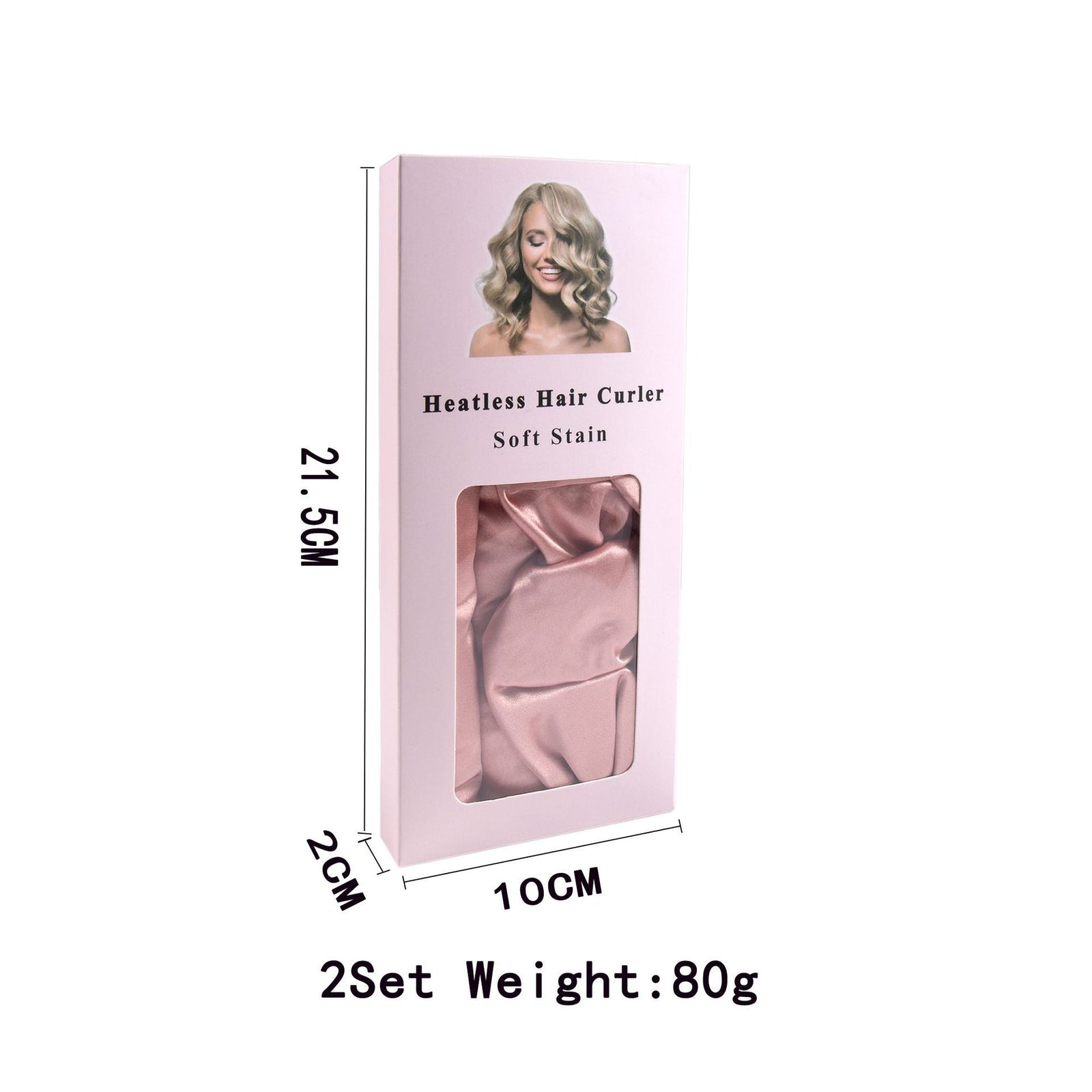 Green Heatless Hair Curler Set with Satin Ribbon and Sleep Caps for Overnight Big Waves Easy Damage-Free Styling Solution for Local Women Professional Kit