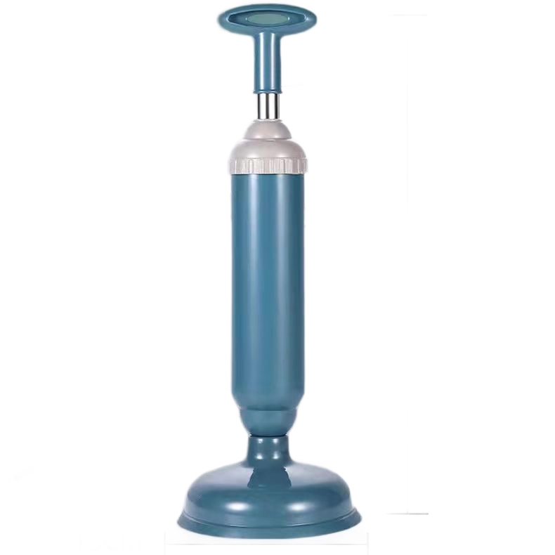 Blue High-Pressure Toilet Plunger with Vacuum Seal – Powerful Drain Unclogger for Toilets, Sinks &amp; Drains (45cm)