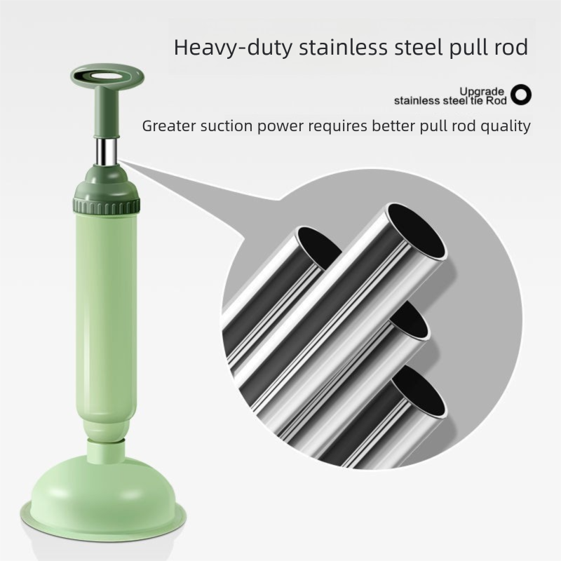 Blue High-Pressure Toilet Plunger with Vacuum Seal – Powerful Drain Unclogger for Toilets, Sinks & Drains (45cm)