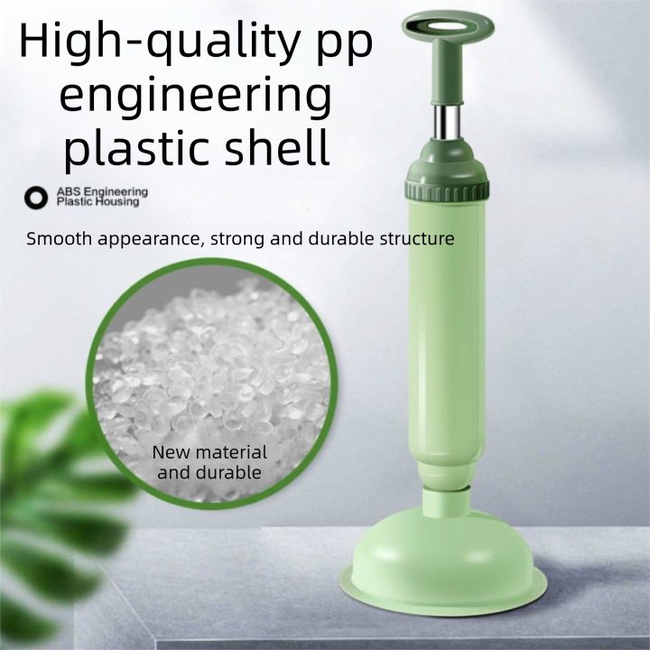 Blue High-Pressure Toilet Plunger with Vacuum Seal – Powerful Drain Unclogger for Toilets, Sinks & Drains (45cm)