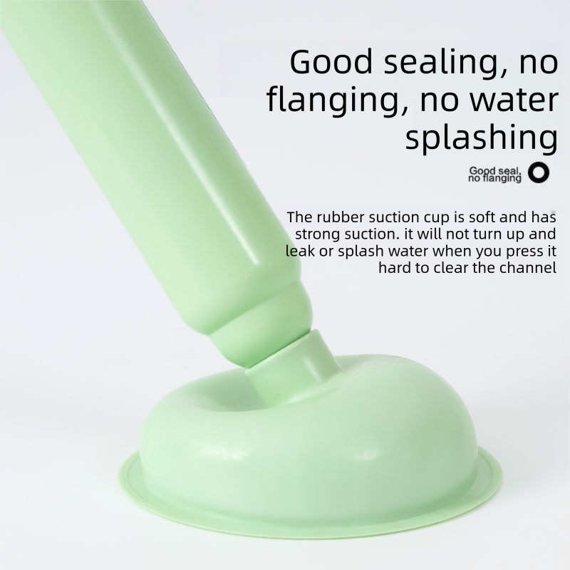 Pink High-Pressure Toilet Plunger with Vacuum Seal – Powerful Drain Unclogger for Toilets, Sinks & Drains (45cm)