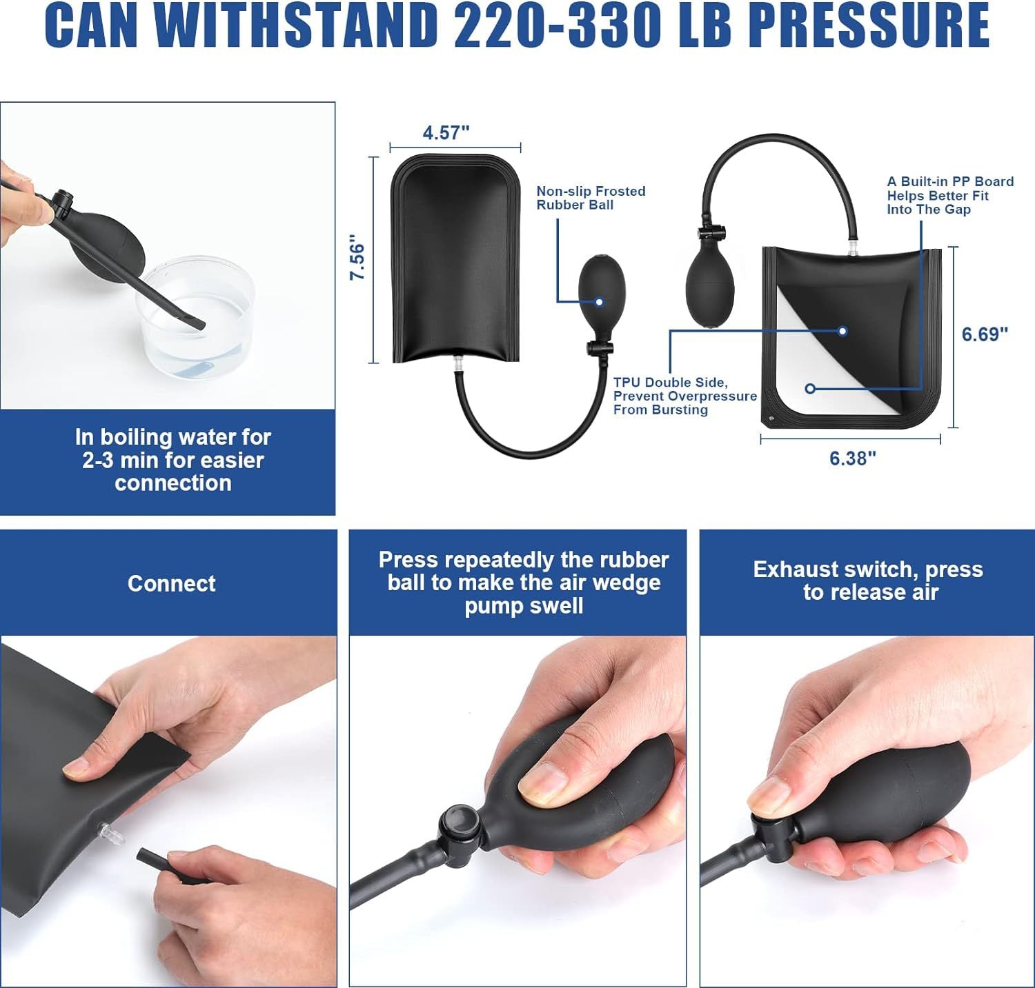 Comprehensive Car Dent Repair and Interior Removal Tool Set with High-Pressure Air Wedge Pumps for Professional Maintenance Efficient Repair Solution for Local Mechanics(L4)