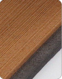 EVA Faux Teak Boat Flooring Border Trim Self Adhesive Marine Decking Strip Non Slip Foam Sheet for Yacht Caravan RV (Light Brown &amp; Black, 240cm x 5.7cm)