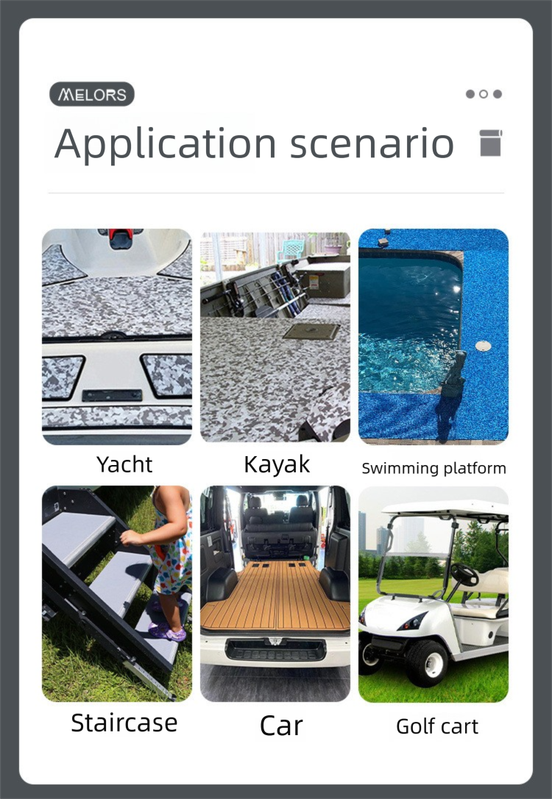 Camouflage EVA Foam Boat Flooring Sheet Self Adhesive Marine Decking Mat Non Slip Grip Roll for Jet Ski Kayak & RV (Black White Camo, 250cm x 26cm)