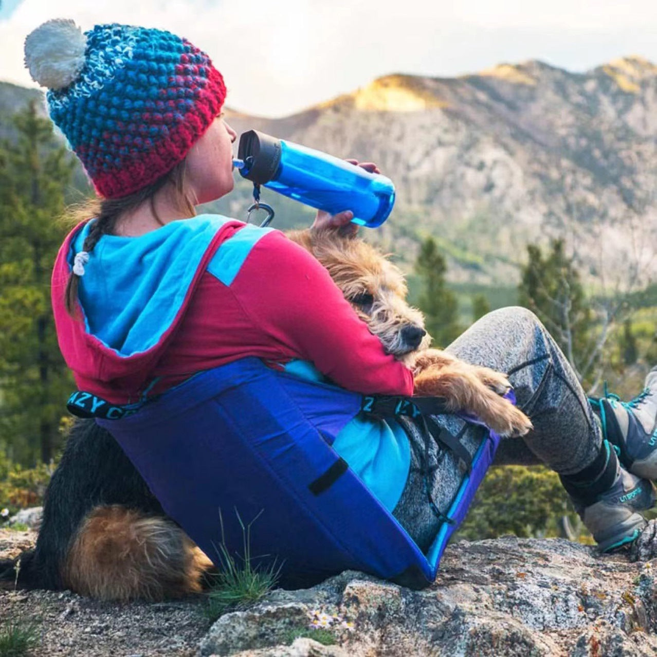 Portable Folding Stadium Seat Cushion with Back Support Lightweight Outdoor Chair for Camping Concerts Hiking Beach Bleachers Grey and Red