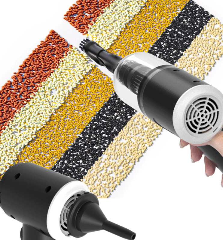 Black 3-in-1 Portable Cordless Mini Vacuum Cleaner Handheld Air Duster & Blower USB Rechargeable Kit for Car Interior Home Office Keyboard Pet Hair
