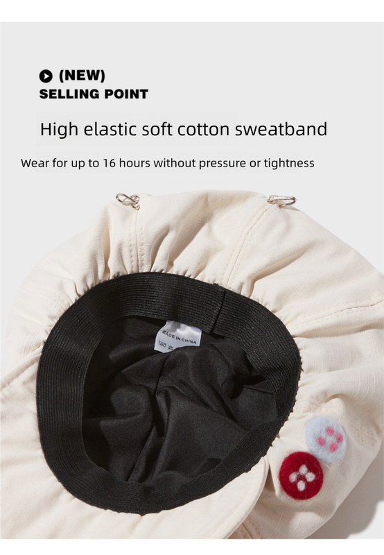 Women's Grey Newsboy Cap UPF50+ Sun Protection Cotton Blend Octagonal Beret Hat - Adjustable Breathable Baker Boy Style with Cute Button Detail