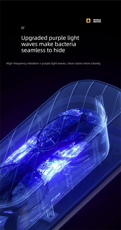 Standard USB Plug-in Sonic Vibration Jewellery & Glasses Cleaner - High Frequency Washing Box for Dentures, Retainers & Watches (No Light Edition)