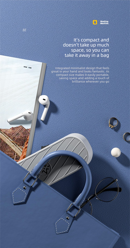 Portable Sonic Vibration Jewellery & Glasses Cleaner - Wireless Battery Operated Washing Box for Travel, Dentures & Makeup Tools (Requires 2x AAA Batteries)