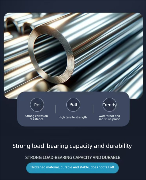 4-Pack Brushed Silver Stainless Steel Suction Cup Hooks - Heavy Duty Vacuum No-Drill Wall Hangers for Bathroom, Shower & Kitchen (Waterproof & Rustproof)