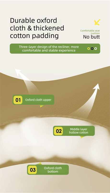 Portable Outdoor Folding Ground Chair with Back Support (Extra Long Black) - Lightweight Padded Beach Mat & Picnic Seat for Camping, Festivals & Parks