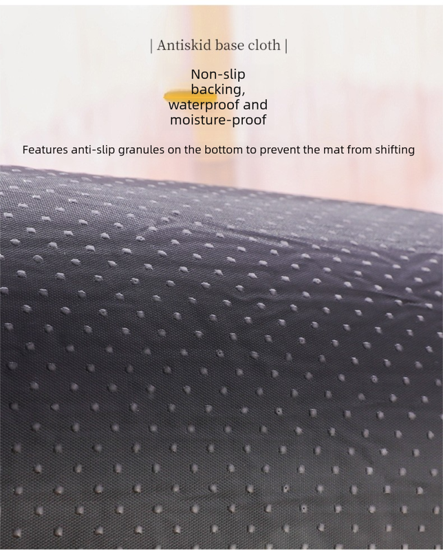 Thickened Pet Sofa Bed S Size 40x25cm Grey Dog Mat with Integrated Pillow Soft Washable Sleeping Pad for Dogs and Cats All Season Comfort