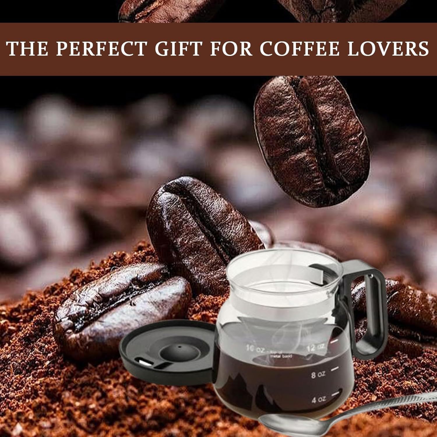 Premium 16oz Glass Coffee Mug Set with Reusable Straw and Cleaning Brush – 300ml Elegant Glass Tumbler