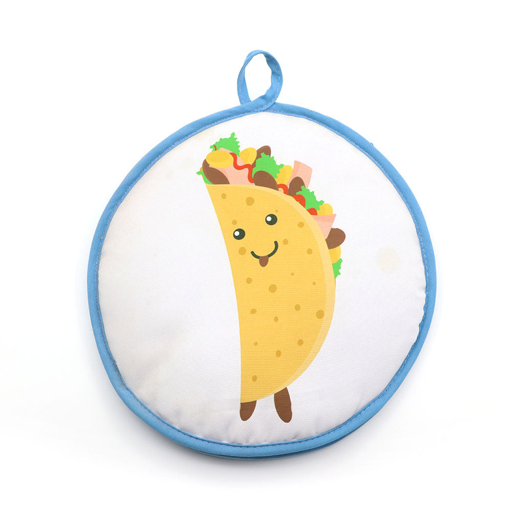 2-Pack 12-Inch Tortilla Warmer Pouch for Soft Tacos, Pancakes &amp; Potatoes (30x30cm, Style 3)