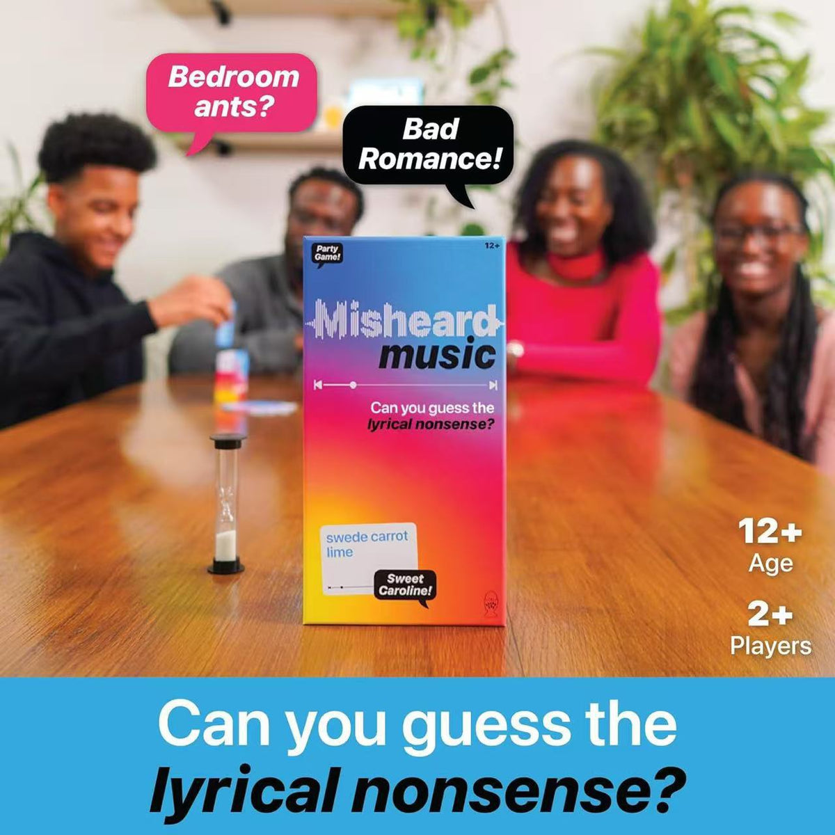Misheard Music Music-Party Game - High-Energy Family & Social Interactive Game for All Ages