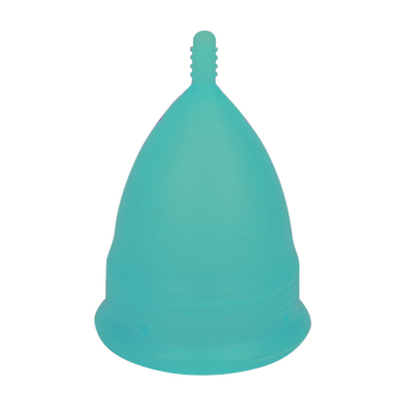 2PCS Reusable Medical Grade Silicone Menstrual Cup(L Size) &amp; 2PCS Matching Sterilizer Box - Microwave Safe Disinfector Case, Heat Resistant 130°C (Blue Set)