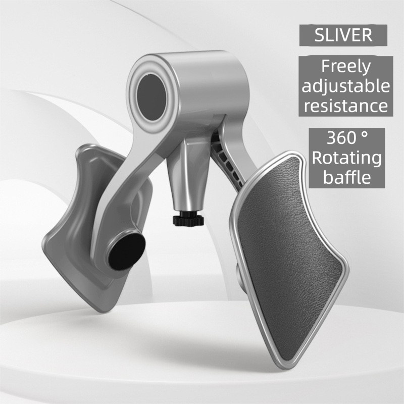 2-in-1 Sliver Kegel Trainer for Glute Lifting &amp; Leg Toning - Adjustable Resistance &amp; 360° Rotating Baffles for Postpartum Recovery &amp; Pelvic Health