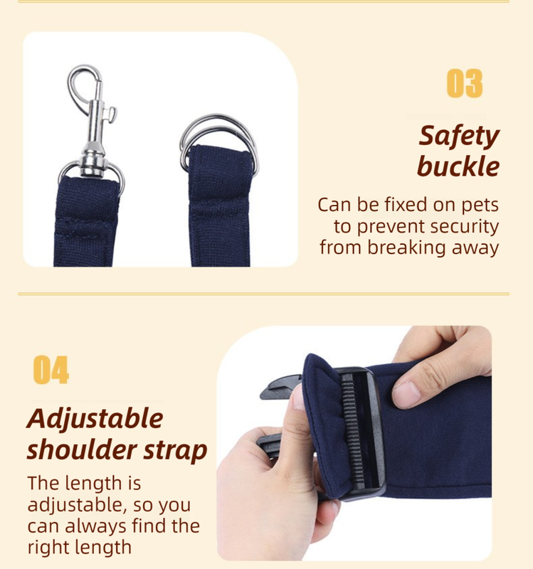Black Lightweight Breathable Pet Crossbody Bag with Adjustable Padded  Strap & Reversible Double-Sided Design