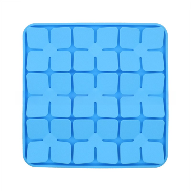 Blue Food-Grade Silicone Pet Lick Mat for Perfect Distraction - 3D Textured Slow Feeder & Dental-Cleanner with Powerful Suction