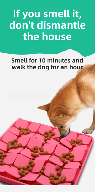 Blue Food-Grade Silicone Pet Lick Mat for Perfect Distraction - 3D Textured Slow Feeder & Dental-Cleanner with Powerful Suction