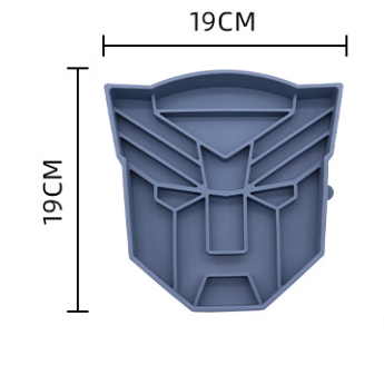 Grey Silicone Anti-Gulping Slow Feeder Mat | Unique Pet Food Maze Design | Non-Slip Suction Base for Dogs and Cats