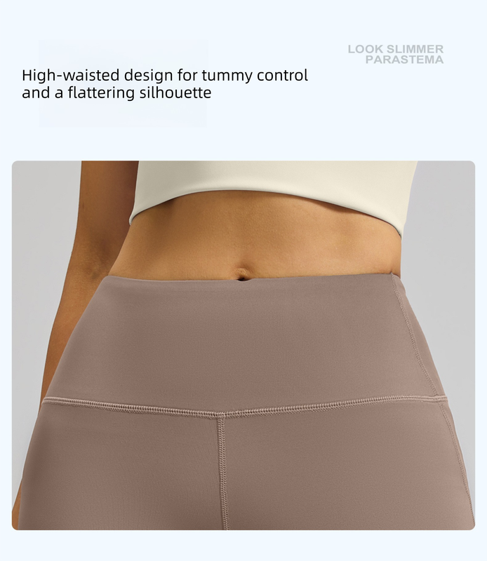 M Coffee High-Waisted Flared Yoga Pants – Sculpting & Slimming Fitness Leggings