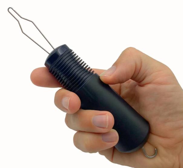 2 Pcs (Black and Grey) Dressing Aid Tool – Button & Zipper Assistant for Elderly and People with Limited Mobility