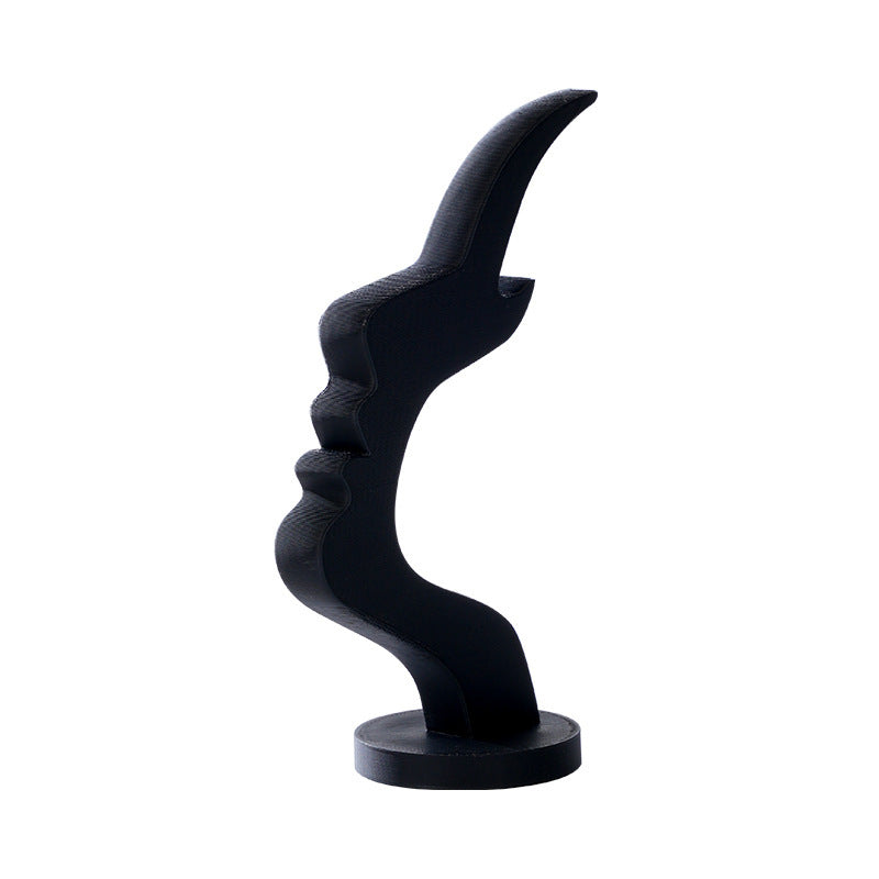 2-Pack Black Desktop Eyeglass Holder – Minimalist Design for Home or Office, Stable Display Stand with Rounded Base