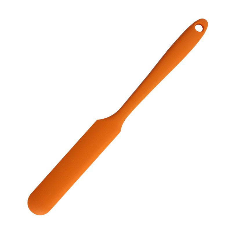 10-Pack Orange Mini Silicone Spatulas – Flexible Baking Scrapers for Flour, Jam, Butter &amp; Cake Decorating