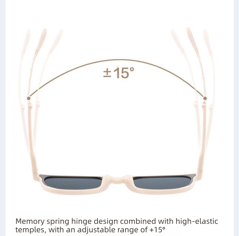 Agate Brown Foldable UV400 Sunglasses for Men and Women – Lightweight Driving & Outdoor Sun Glasses with Hard Case, 18.4g TR+Metal Frame, Compact 32mm Folded Size