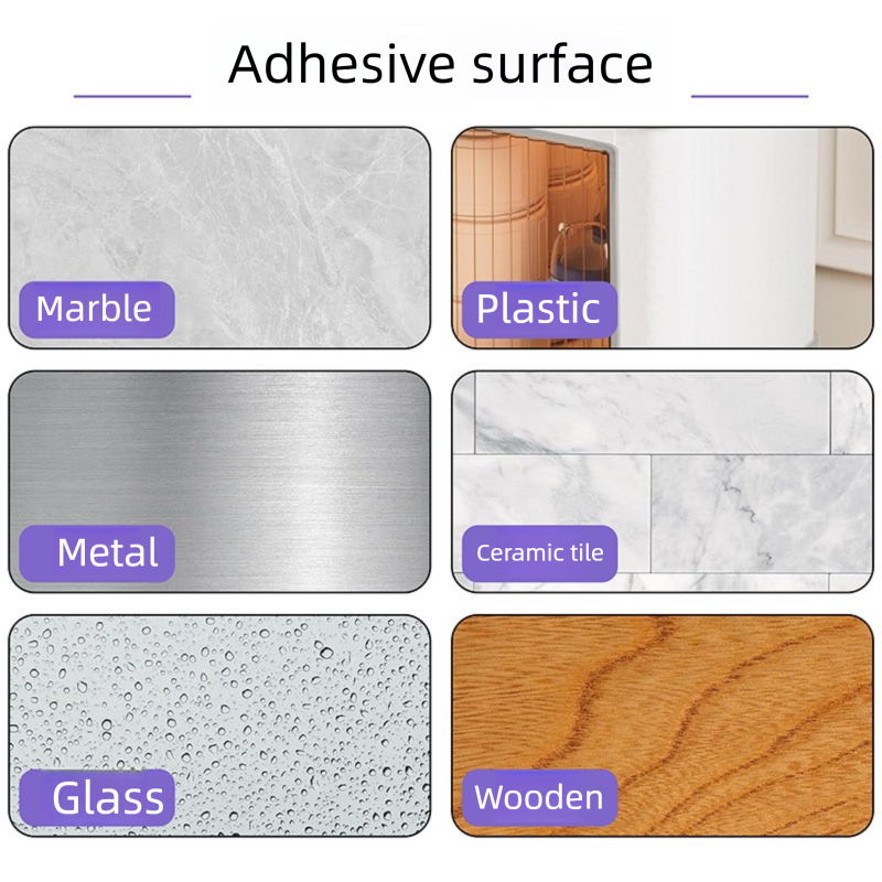 Clear Silicone Door Handle Bumper Strips 8 Pack Long Strip Self Adhesive Anti Collision Pads for Doors Cabinets Refrigerators 35 x 10 x 2 mm
