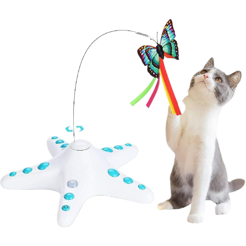 Starfish Butterfly Cat Teaser Toys 228 * 228 * 70mm
