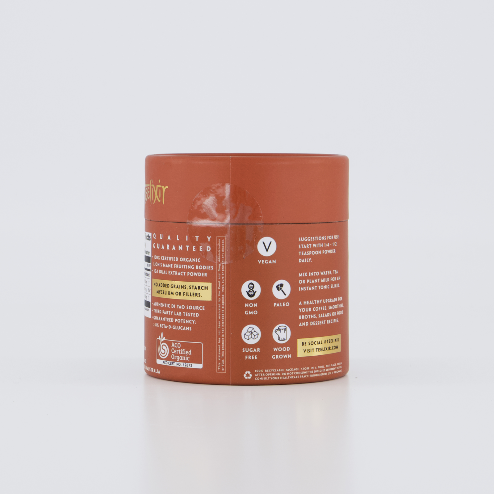 Teelixir Organic Lion's Mane Mushroom 500g