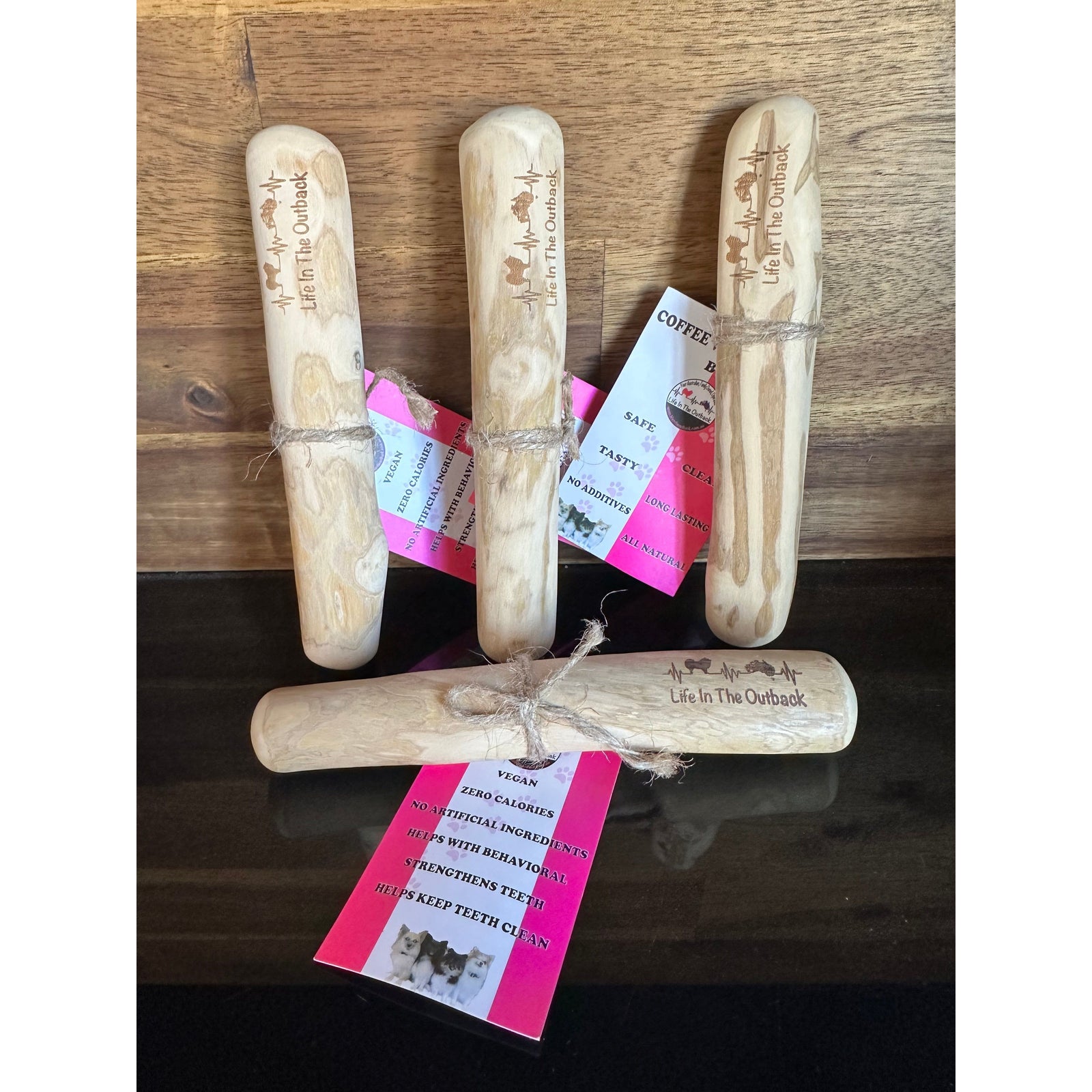 Life in the outback COFFEE WOOD CHEWS - Medium