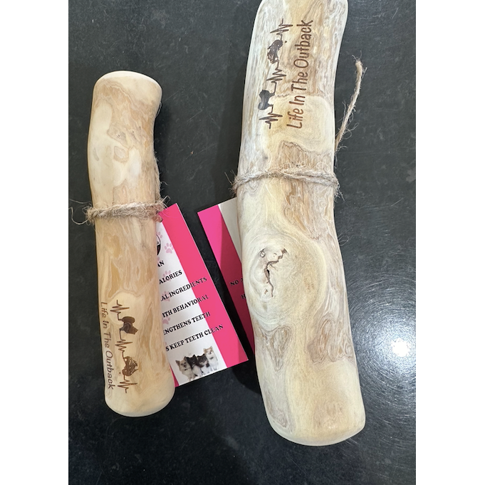 Life in the outback COFFEE WOOD CHEWS - Medium