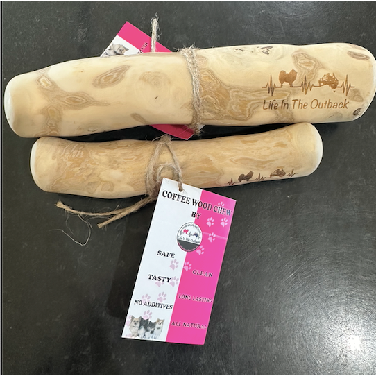 Life in the outback COFFEE WOOD CHEWS - Medium