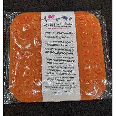LIFE IN THE OUTBACK PET LICK PAD - Blue