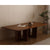 Oak Melamine Dining Table 6 Seater
