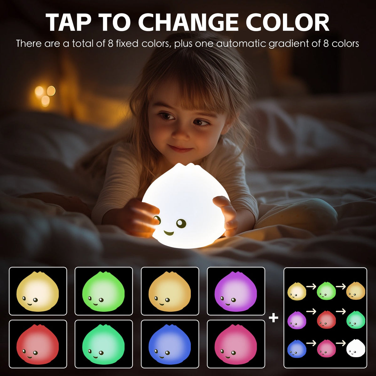 Squishy Dumpling Night Light
