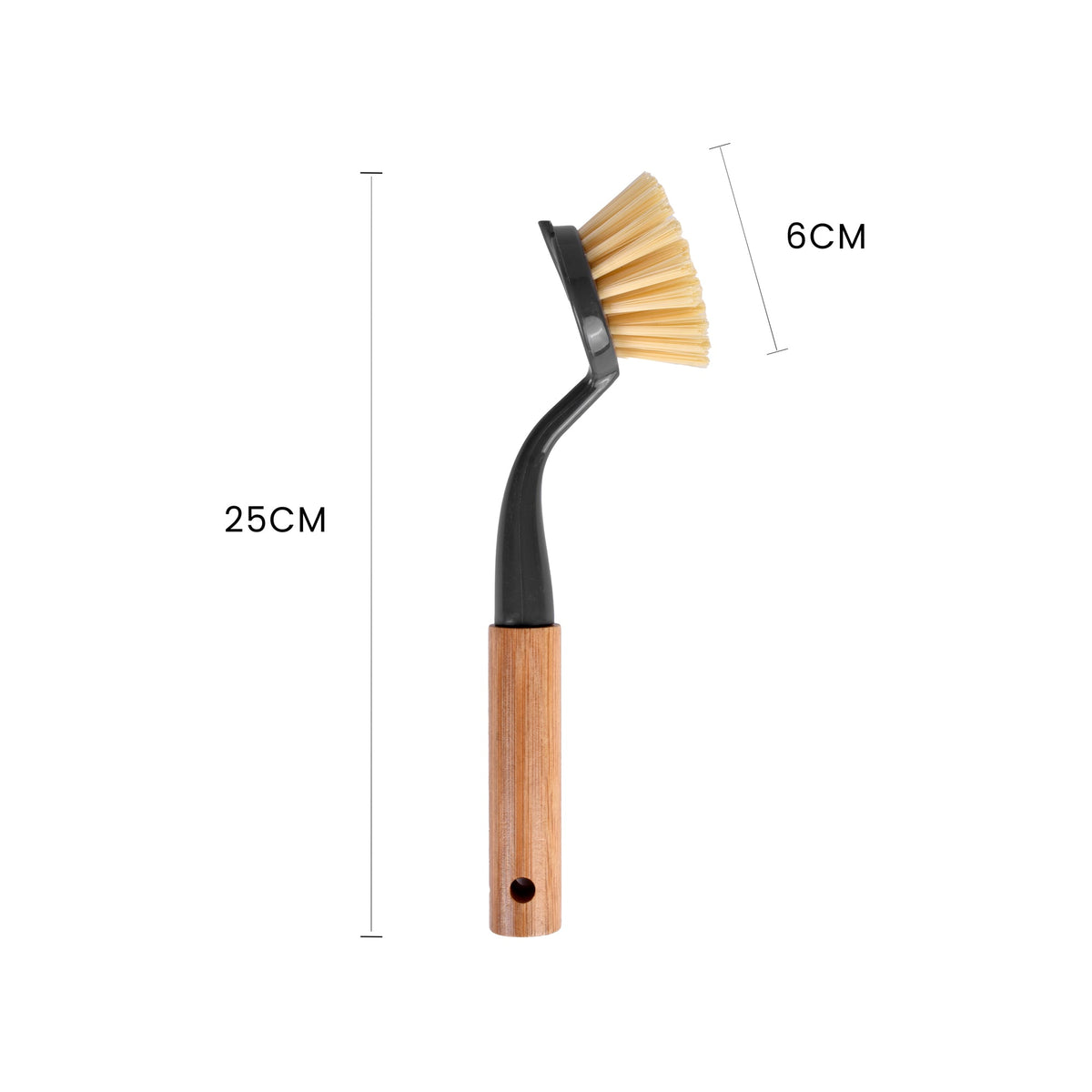 3 x Clevinger Eco Cleaning Bamboo Dish Brush