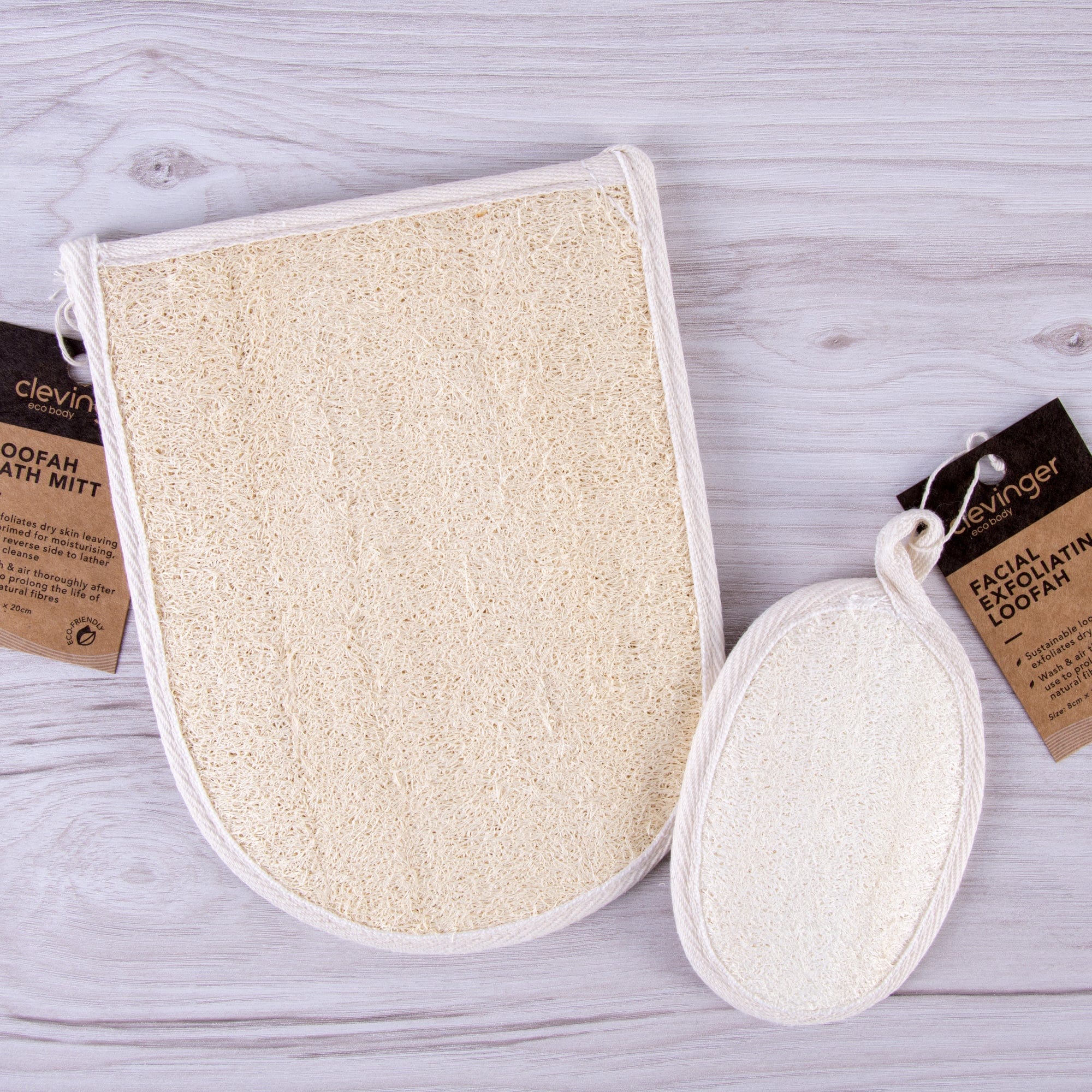 Clevinger Eco Loofah Bath Mitt