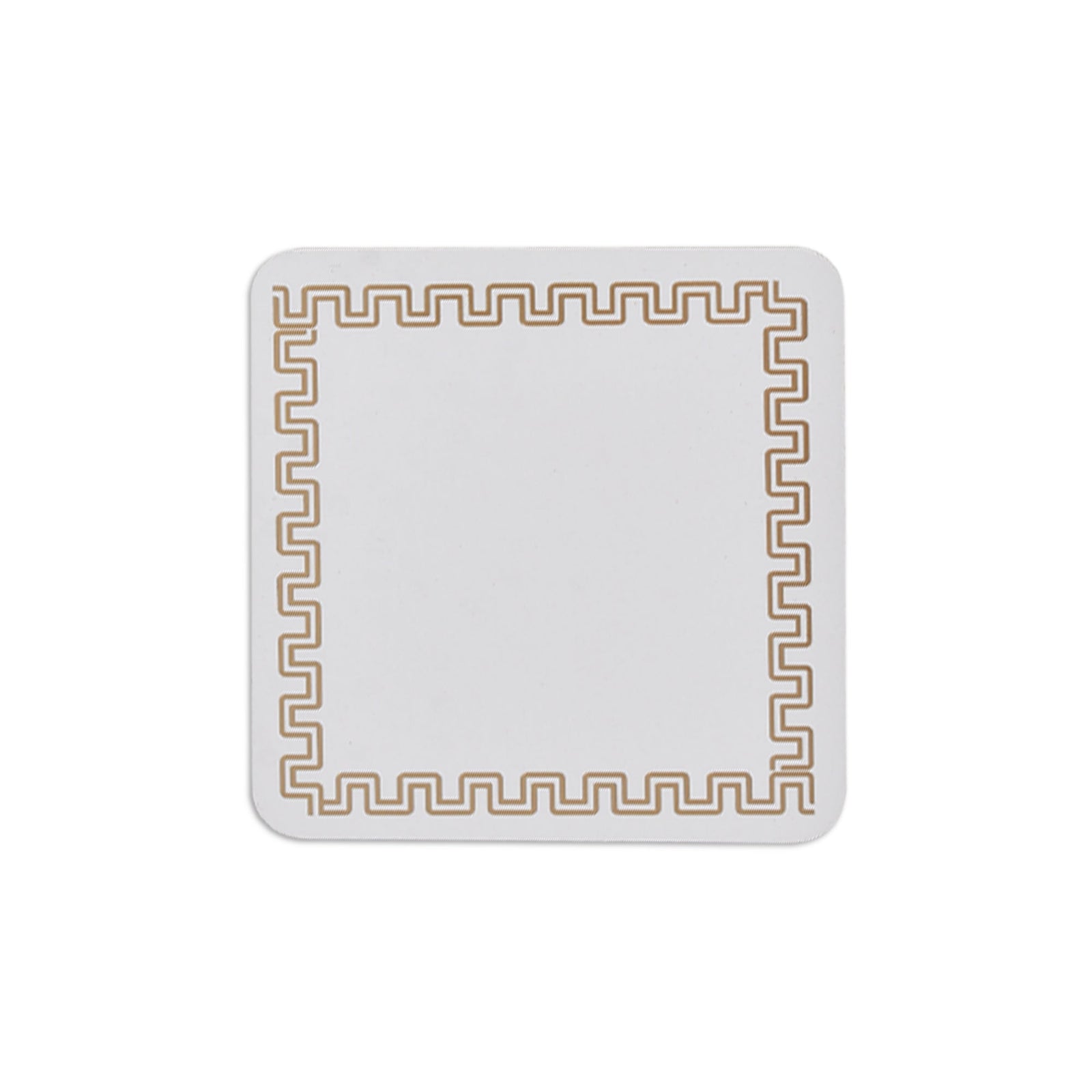 Clevinger Set of 4 MDF Coasters Gold Border