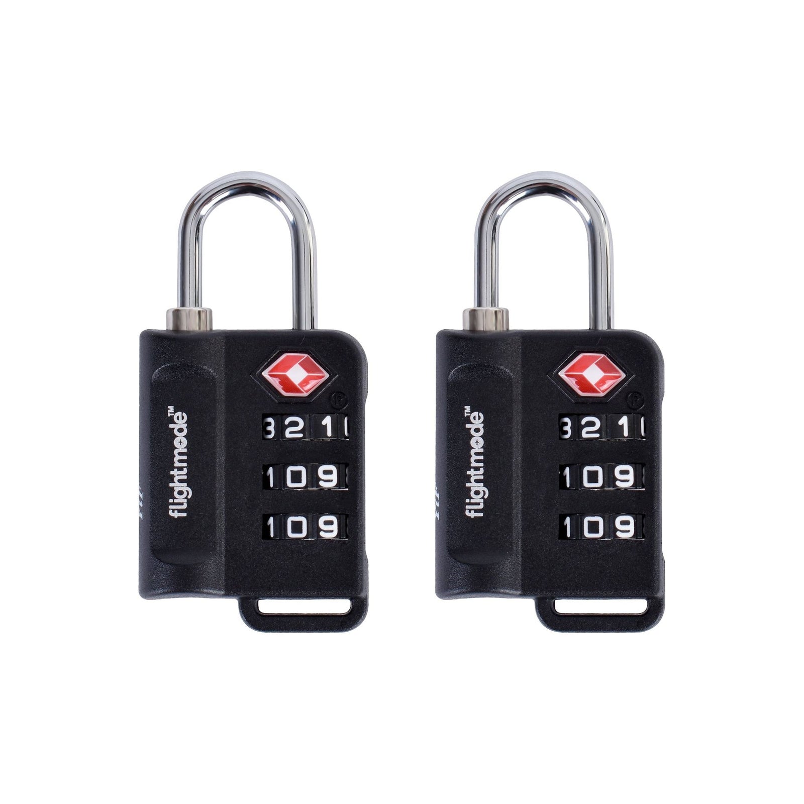 Flightmode TSA 3 Dial Indicator Padlock x2